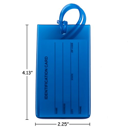 8 Colorful Flexible Luggage Tags for Travel