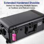 TSA Approved 4-Digit Combination Luggage Lock - Pink