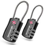 GIVERARE TSA Approved Combination Luggage Locks - 2 Pack