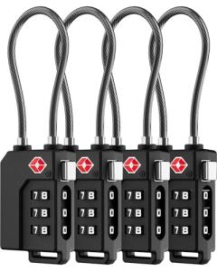 LUGGEX TSA Approved Luggage Locks for Easy Use