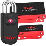 Keyless TSA Approved Luggage Locks - 2 Pack