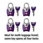 Master Lock TSA Approved Luggage Locks - 4 Pack