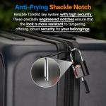 Forge TSA Approved Dimple Key Luggage Locks 2 Pack