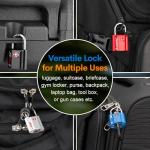 Forge TSA Approved Dimple Key Luggage Locks 2 Pack