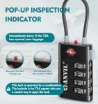ANVIL TSA 4-Digit Luggage Locks (2 Pack)