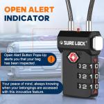 SURE LOCK TSA Approved 3-Digit Combination Lock