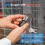 Forge TSA Approved Dual-Access Luggage Lock (4 Pack)