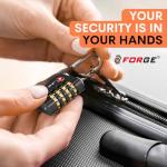 Forge TSA Approved Dual-Access Luggage Lock (4 Pack)