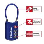 Master Lock TSA Approved Combination Luggage Lock 4-Pack