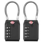 Puroma TSA Approved 4-Digit Luggage Lock Set