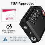 Puroma TSA Approved 4-Digit Luggage Lock Set