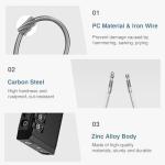 Puroma TSA Approved 4-Digit Luggage Lock Set