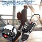 TSA Approved Luggage Locks with Spare Keys
