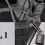 DUALCROWN 4 Pack TSA Approved Luggage Locks