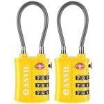 Anvil TSA Cable Luggage Locks, 2 Pack