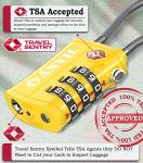 Anvil TSA Cable Luggage Locks, 2 Pack