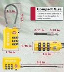 Anvil TSA Cable Luggage Locks, 2 Pack