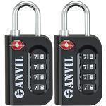Anvil TSA Approved 4-Digit Luggage Lock - 2 Pack