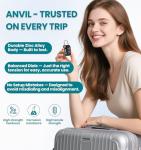 Anvil TSA Approved 4-Digit Luggage Lock - 2 Pack