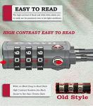 ANVIL TSA Approved Cable Luggage Locks - 4 Colors