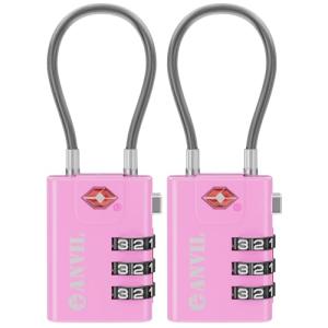 ANVIL TSA Approved 3-Digit Cable Luggage Locks