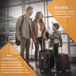 ANVIL TSA Approved 3-Digit Cable Luggage Locks