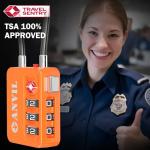 Anvil TSA Luggage Locks with Search Alert (2 Pack)