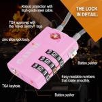 ANVIL TSA Approved 3-Digit Cable Luggage Locks