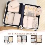 BAGAIL 8-Piece Travel Packing Cube Set