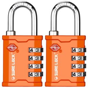 Heavy Duty TSA Accepted 4 Digit Luggage Lock