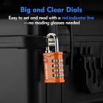 Heavy Duty TSA Accepted 4 Digit Luggage Lock