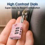 SURE LOCK TSA Approved Luggage Lock - Pink