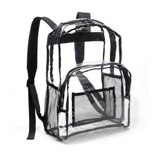 Clear School Backpack with Water-Resistant PVC