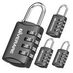 GIVERARE 4 Pack Keyless TSA Luggage Locks