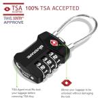 TSA Approved 3-Digit Travel Luggage Lock Set
