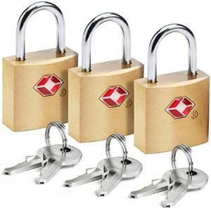 Lewis N. Clark Mini TSA Luggage Lock - 3 Pack