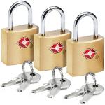 Lewis N. Clark Mini TSA Luggage Lock - 3 Pack