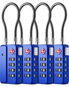 LUGGEX TSA Approved One-Button Luggage Locks