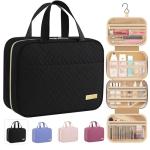 Spacious Waterproof Travel Toiletry Bag with Hook