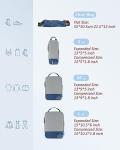 BAGSMART 6-Piece Travel Compression Packing Cubes