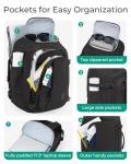 BAGSMART 28L Travel Backpack with USB Port