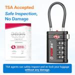 Forge TSA Approved 4-Digit Combination Luggage Locks