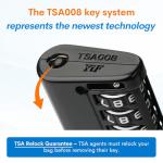 Forge TSA Approved 4-Digit Combination Luggage Locks