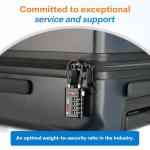 Forge TSA Approved 4-Digit Combination Luggage Locks