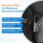 Forge TSA Approved 4-Digit Combination Luggage Locks