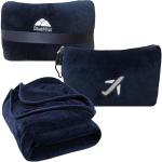 BlueHills Compact Travel Blanket with Pillow and Clip