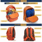 Kaywee Kids Travel Backpack Set - Orange