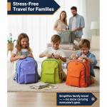 Kaywee Kids Travel Backpack Set - Orange