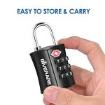 4 Pack TSA Approved Keyless Luggage Locks