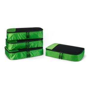 4-Piece TSA Luggage Packing Cubes Set, Green